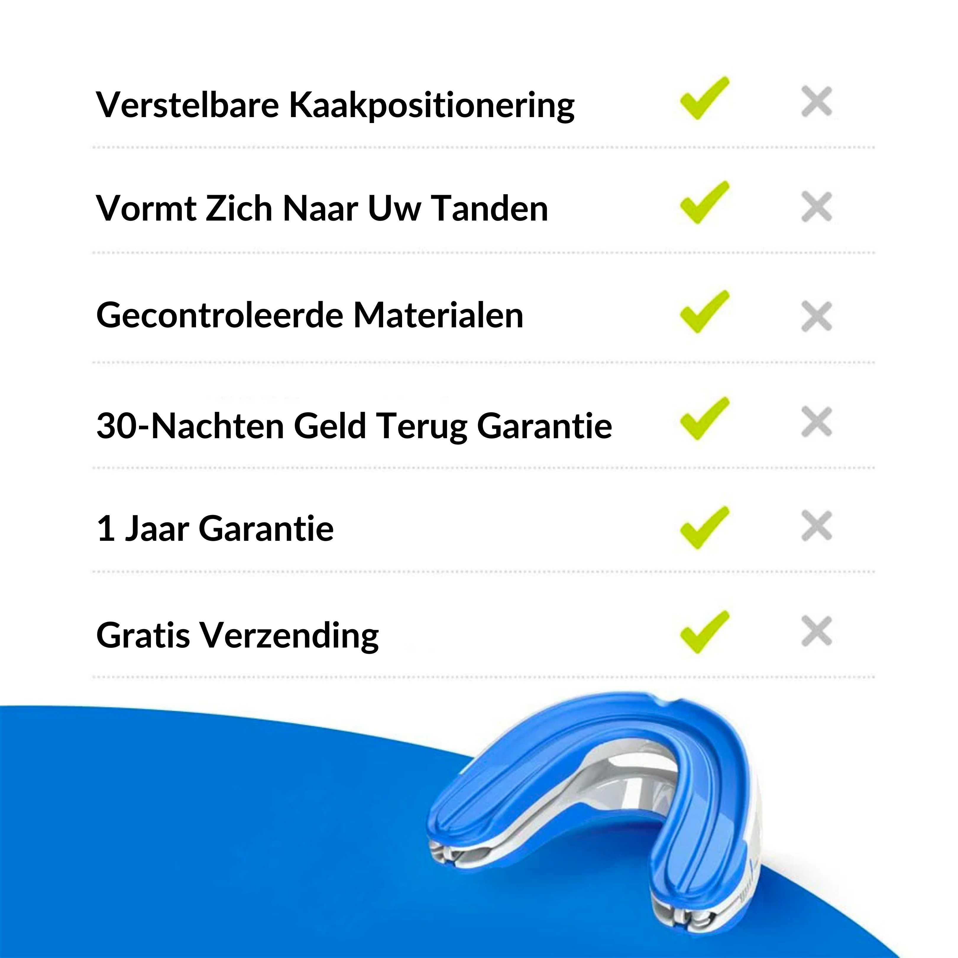 Snorno Anti-Snurk Beugel - Gebruiksvriendelijk & premium comfort