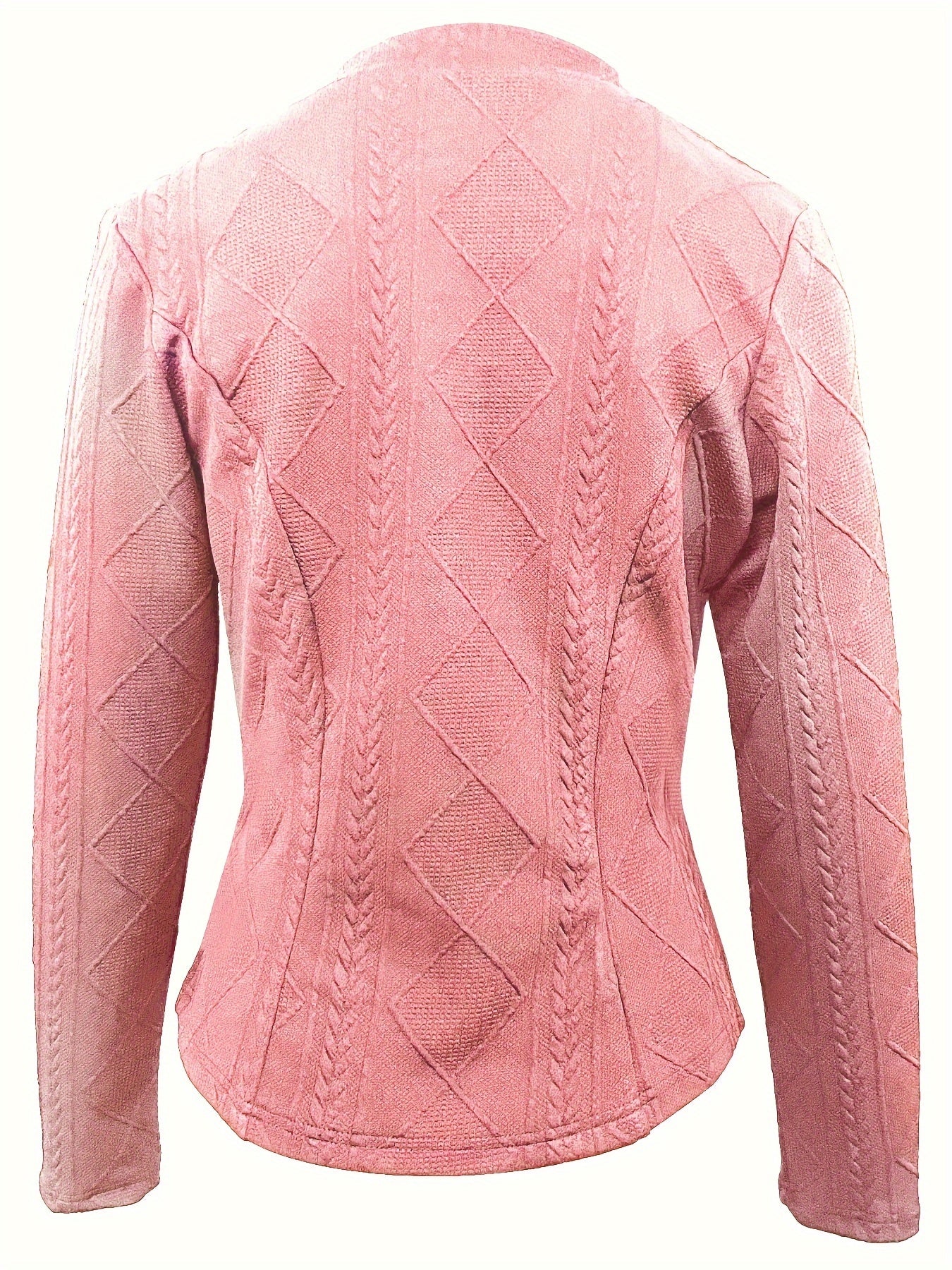 Jessy - Elegant Textured Knit Jacket for Fall/Winter