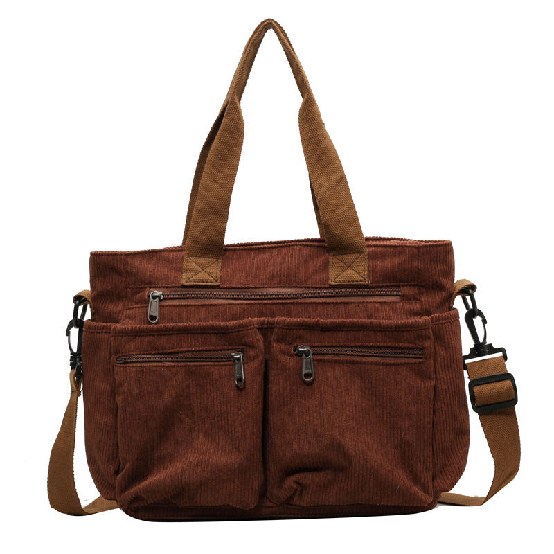 Oliva | Corduroy Tote Bag - Elegant & Trendy