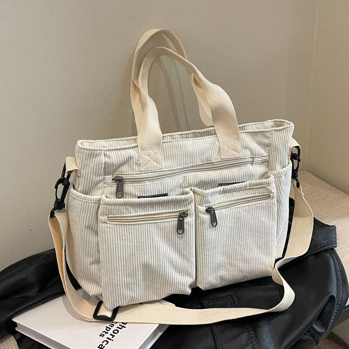 Oliva | Corduroy Tote Bag - Elegant & Trendy