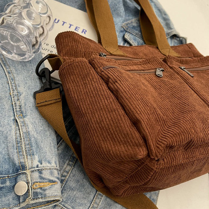 Oliva | Corduroy Tote Bag - Elegant & Trendy
