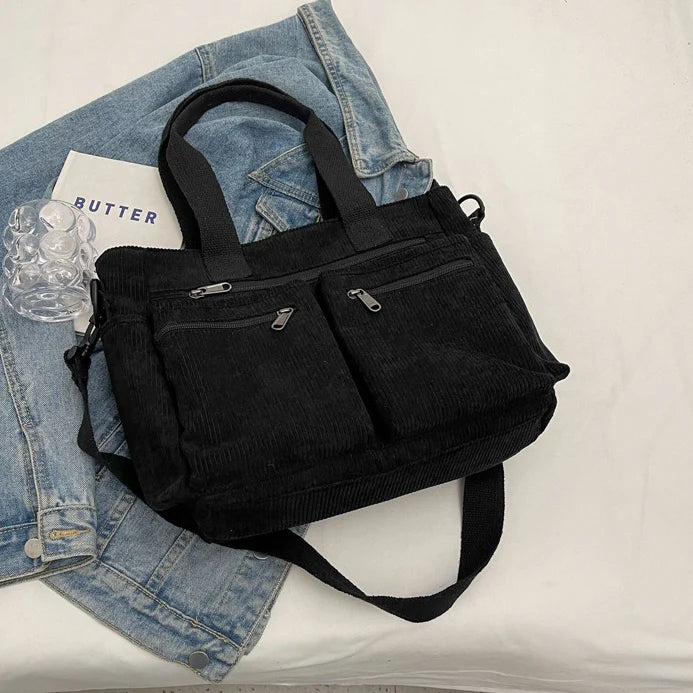 Oliva | Corduroy Tote Bag - Elegant & Trendy