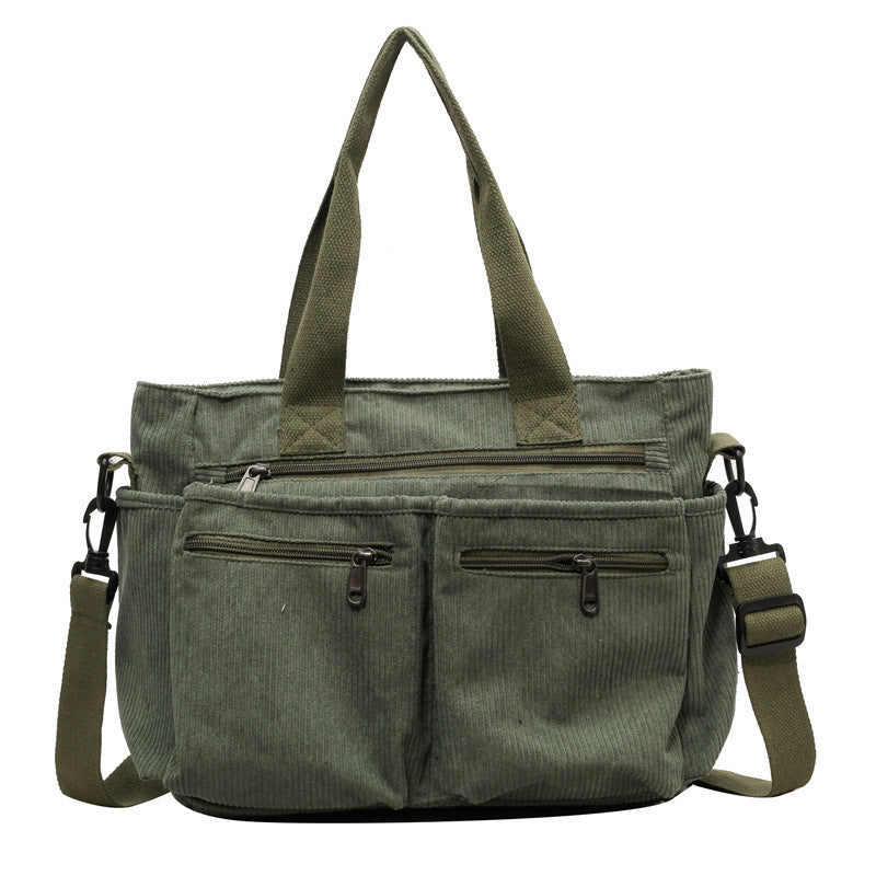 Oliva | Corduroy Tote Bag - Elegant & Trendy