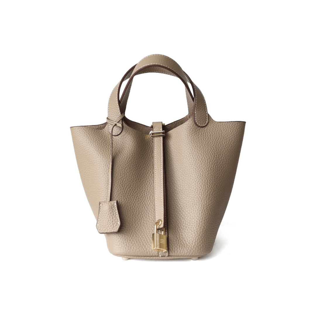 Mia | Timeless Leather Bucket Bag