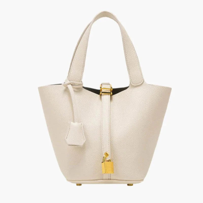 Mia | Timeless Leather Bucket Bag