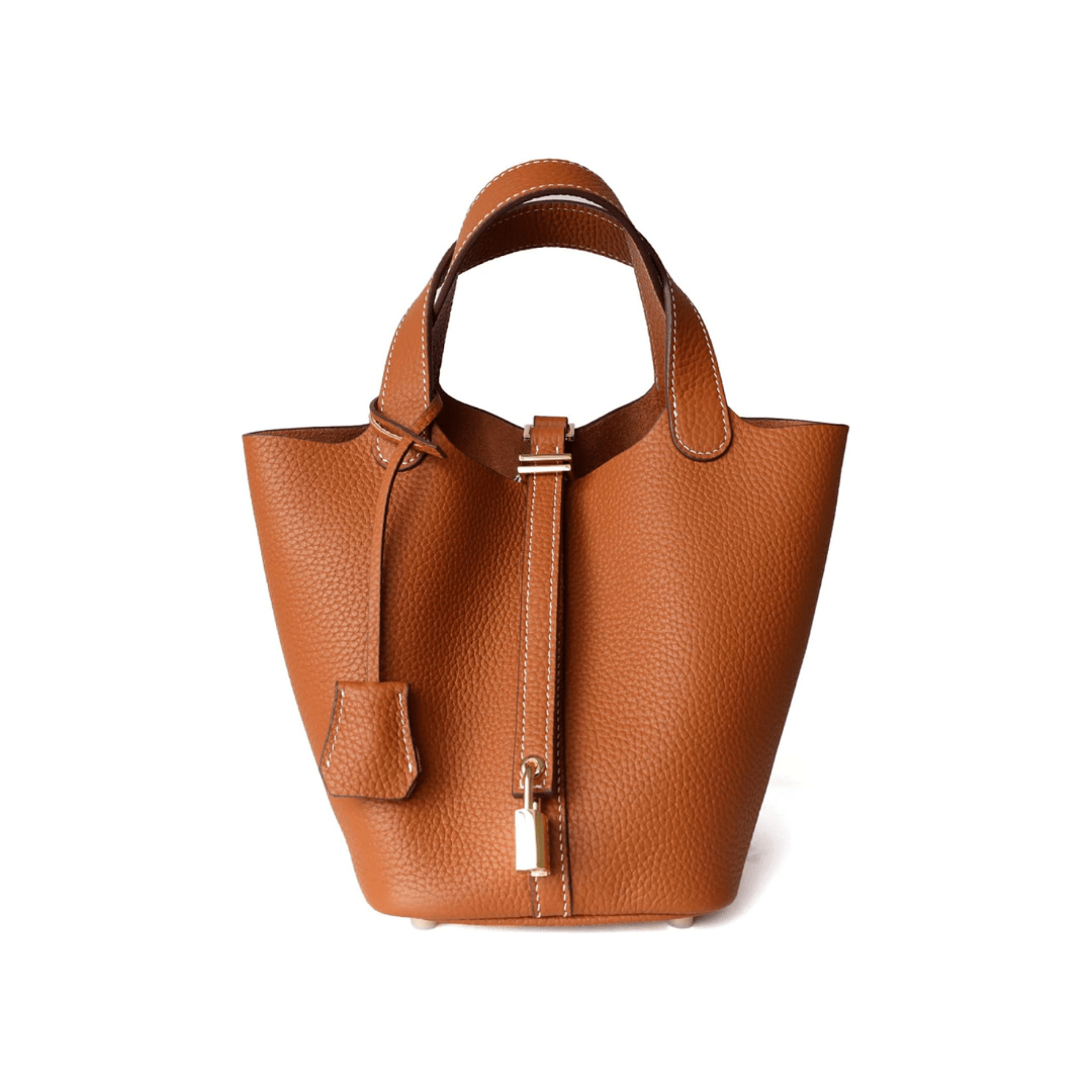 Mia | Timeless Leather Bucket Bag