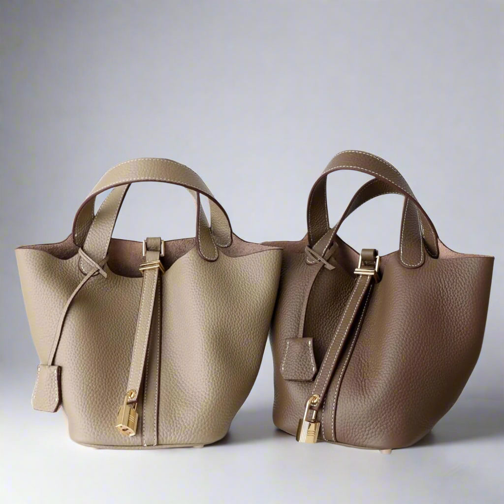 Mia | Timeless Leather Bucket Bag
