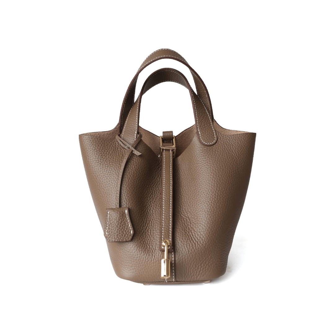 Mia | Timeless Leather Bucket Bag