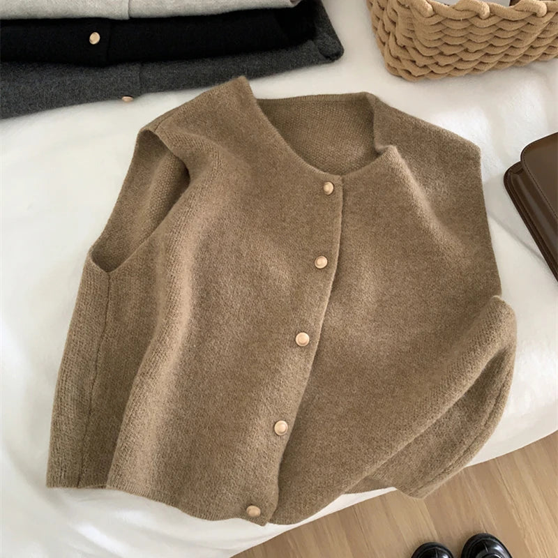 Lily | Knitted Waistcoat for Perfect Layering